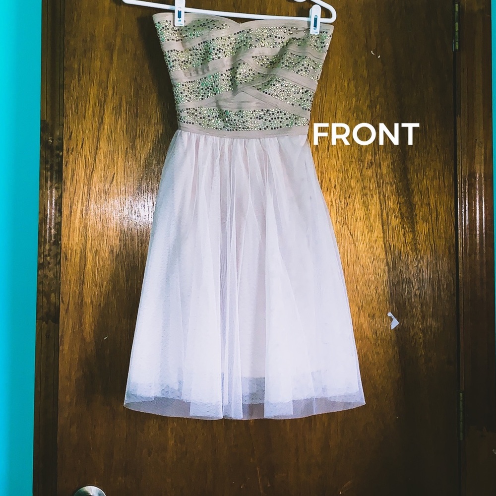 Tan short dress. XS